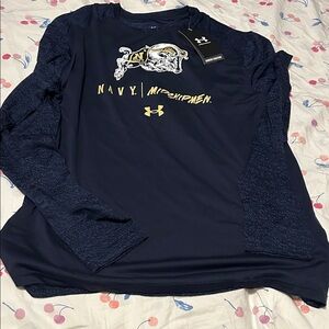 NWT Under Armour Navy shirt